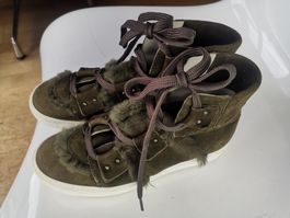 Navyboot Winter Sneakers mit Hasenfell