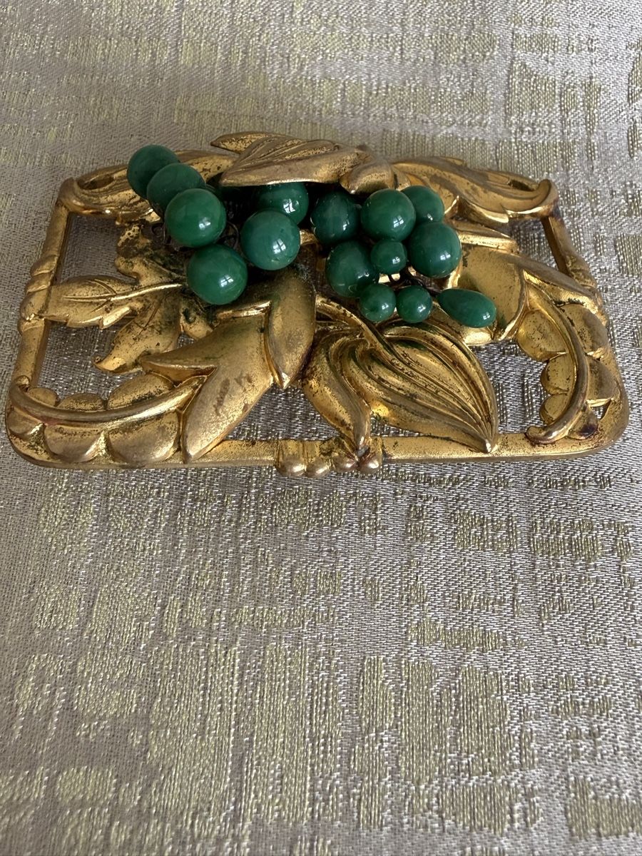 Spille & Fermagli: Vintage Brosche goldfarben mit Trauben – Usato da Zürich venduto da Elena_8 1