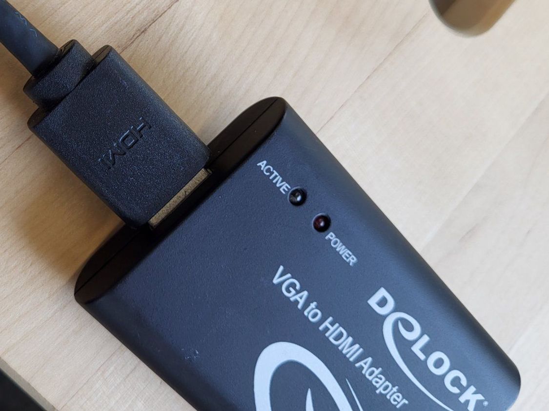 Adattatori: DELOCK VGA zu HDMI Adapter – Usato da Rümlang venduto da Greenliff 1