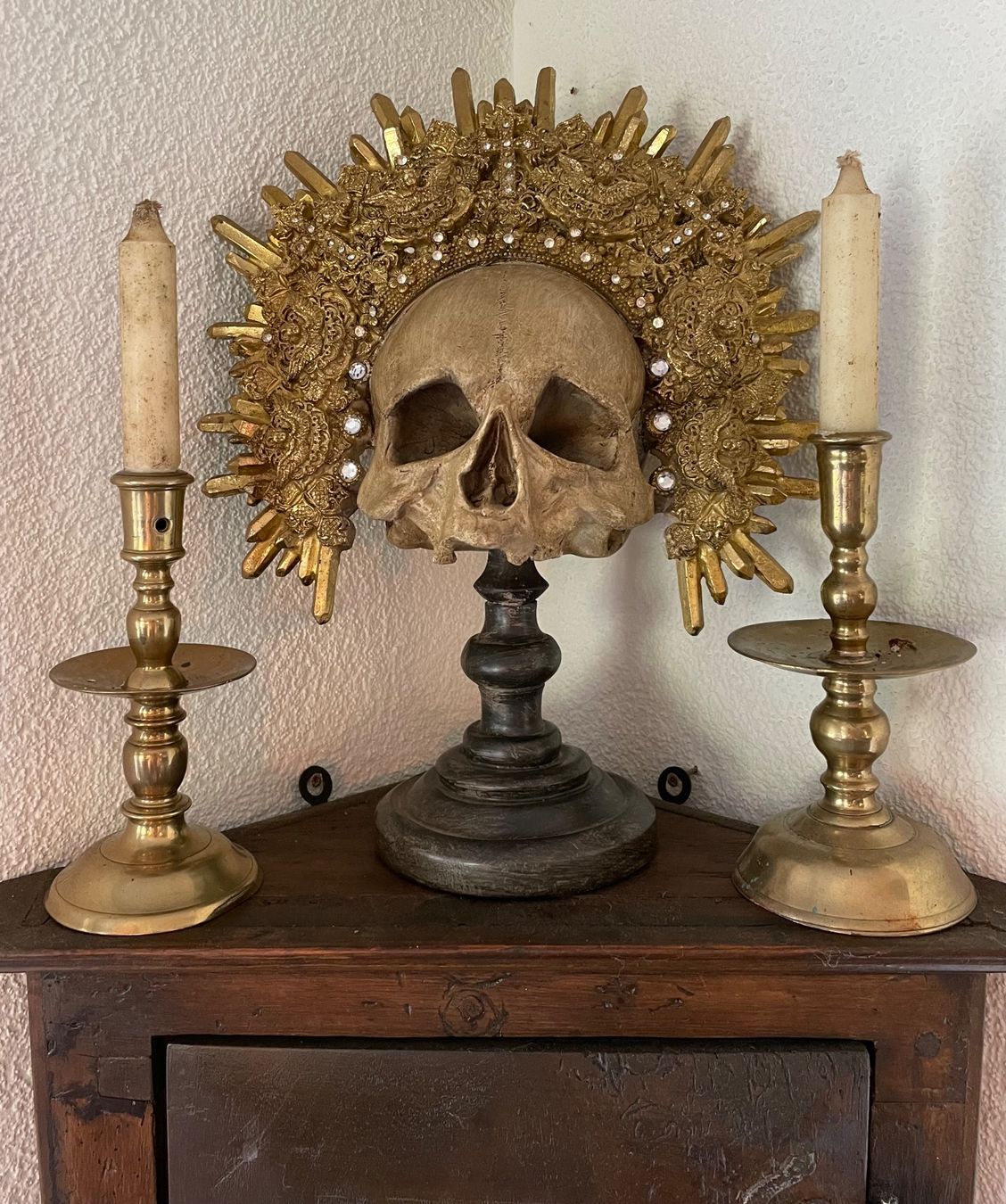 Sculture & Statue: Totenkopf, Leuchter antik – Usato da Rorschacherberg venduto da farmer61 4