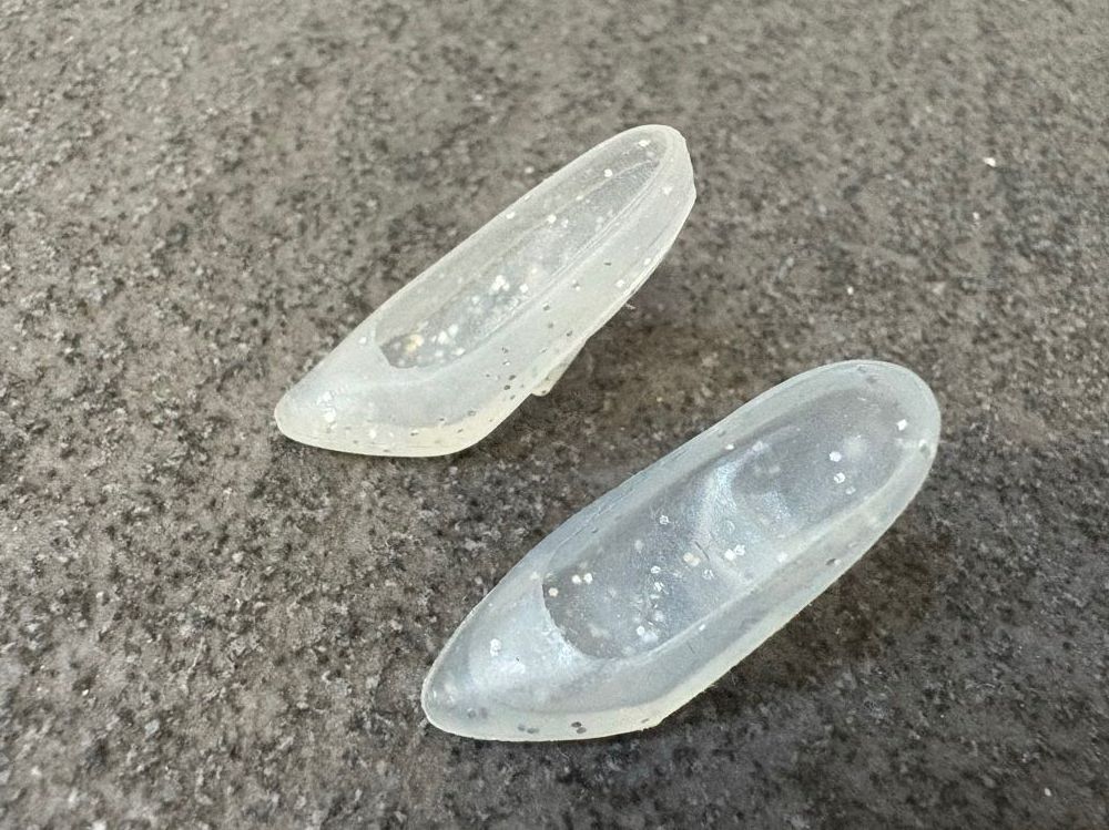 Bambole: Barbie Schuhe weiss mit Glitzer – Usato da Horgen venduto da Spikystar13 1