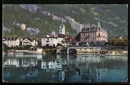 AK Vitznau, Ansicht vom Hotel Rigi-Bahn