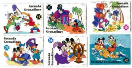 Briefmarken "Walt Disney. Micky Maus". Grenada