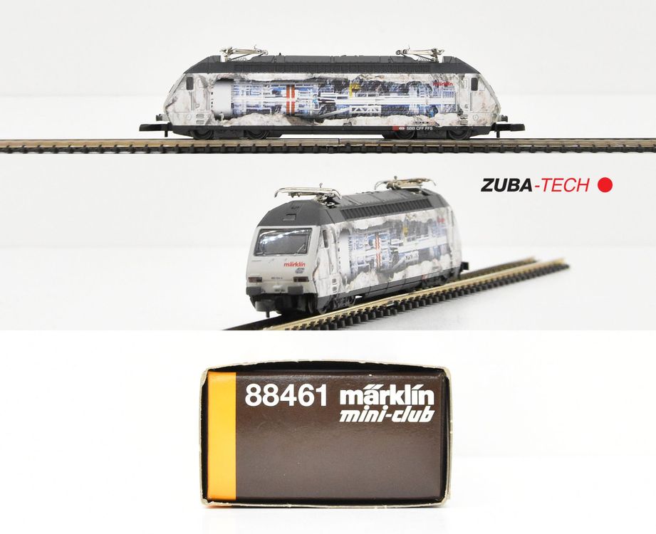 Märklin 88461 E-Lok Re 460 SBB Märklin/TBM Spur Z OVP (Gebraucht) in St ...