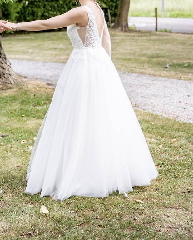 Vestiti: Hochzeitskleid Gr. 34-36 – Usato da Staufen venduto da Mona_13 2