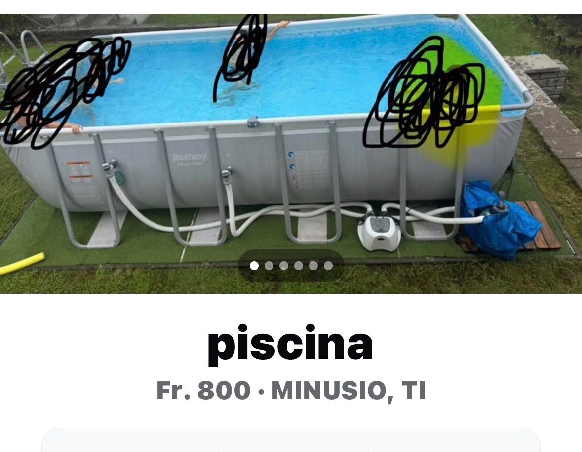 Bestway Piscine: piscina besteay – Usato da Minusio venduto da PiniL