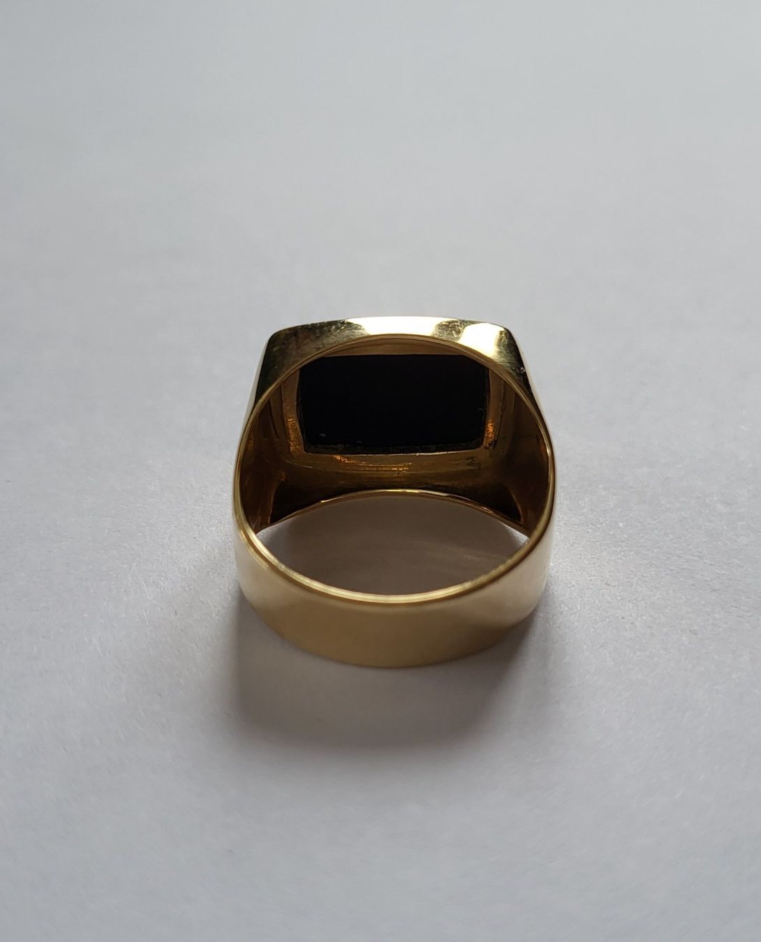 Anelli: 18 Karat 750 Massiv Ring Mit Onyx – Usato da Wald ZH venduto da Aniade 4
