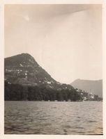 Lago di Lugano – Castagnola, verso il Monte Brè 1953 Foto