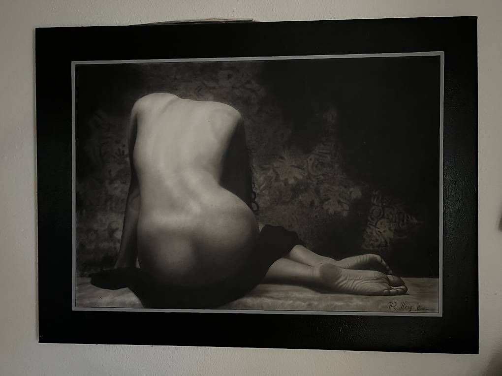 Foto & Immagini: Naked back Nude original painting – Usato da Schwerzenbach venduto da lau_8kgt