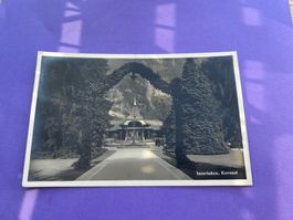 Interlaken , Kursaal gelaufen alte Ak, 1929