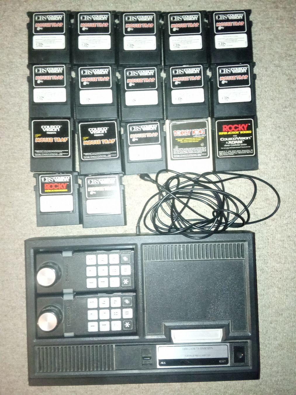 Console: Coleco vision Konsole mit Games vintage – Usato da Turbenthal venduto da fatalbeauty