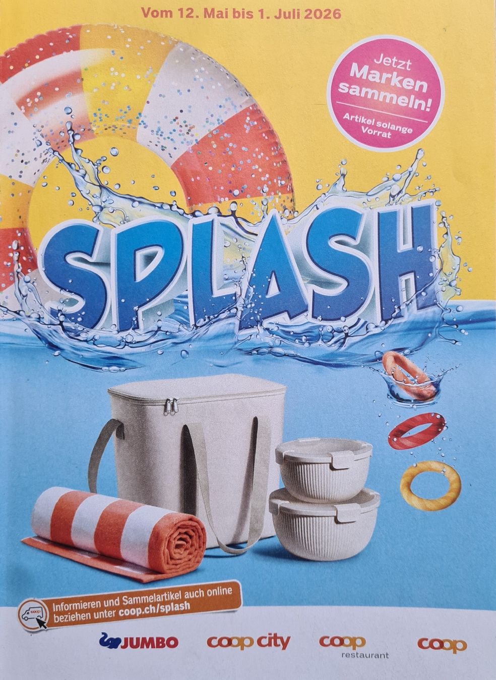 Coop Sammelmarken & -punkte: COOP SPLASH: 49 Sammelmarken – Neu (gemäss Beschreibung) aus Oftringen von Waltereg