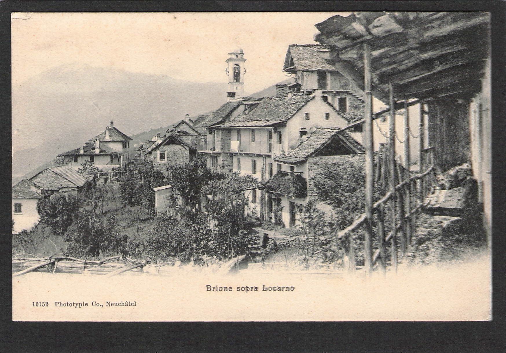 Ansichtskarten: CP. TI Brione sopra Locarno – Gebraucht aus Reichenburg von Pipo-67