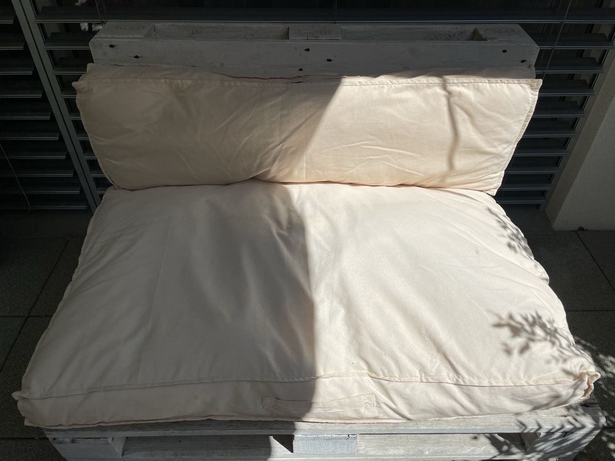 Kissen: Palettensofa-Kissen – Neu (gemäss Beschreibung) aus Gelterkinden von Leg_Prinzessin01