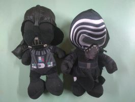 Star Wars: Peluches Dath Vader et Kylo Ren, Ensemble! 28 cm