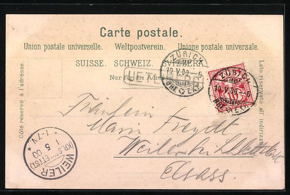 Cartoline postali: Litho Uetliberg, Gesamtansicht, Restaura – Usato da Berlin venduto da bartko-reher 1