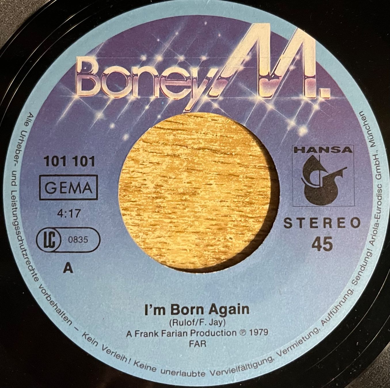 Dischi in vinile: BONEY M. - I'M BORN AGAIN / BAHAMA MAMA – Usato da Bussigny venduto da vinyl-pas-cher 2