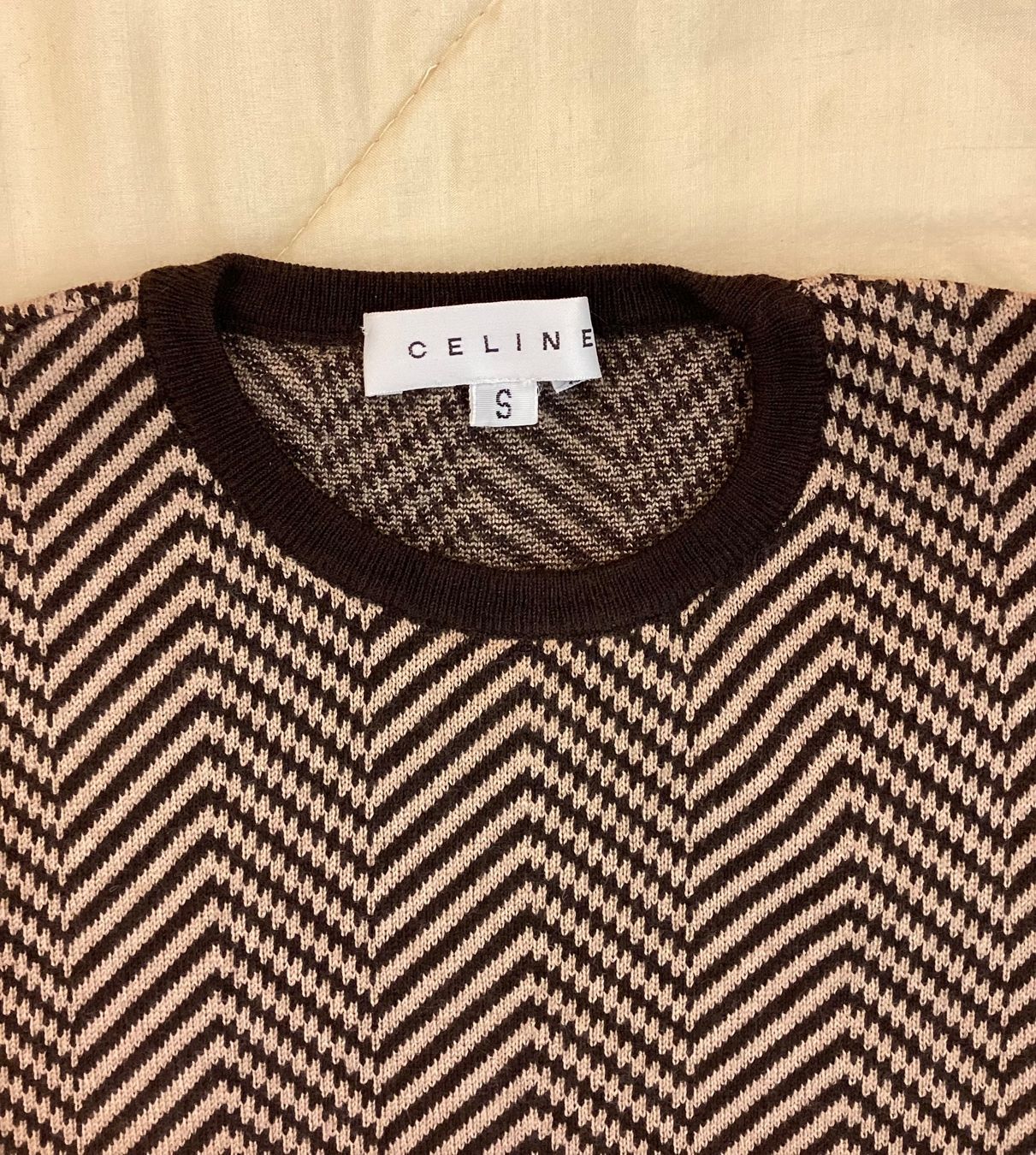 Celine Maglioni & Felpe: Céline eleganter Pullover mit passendem Schal Grösse S – Usato da Samedan venduto da sylvierosa