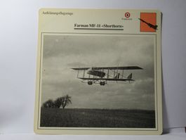 Flugzeug  ,  Farman MF - 11 <<  Shorthorn >>