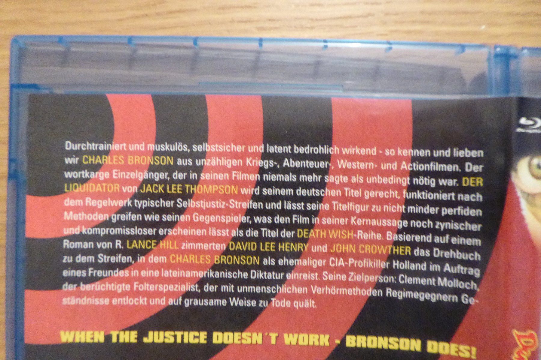 Tutti i DVDs: Bluray & DVD Der Liquidator Charles Bronson – Usato da Allschwil venduto da Summelsarium 2