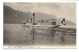 Lac Léman - Genfersee - Bateau: Le "Lausanne" - um 1915