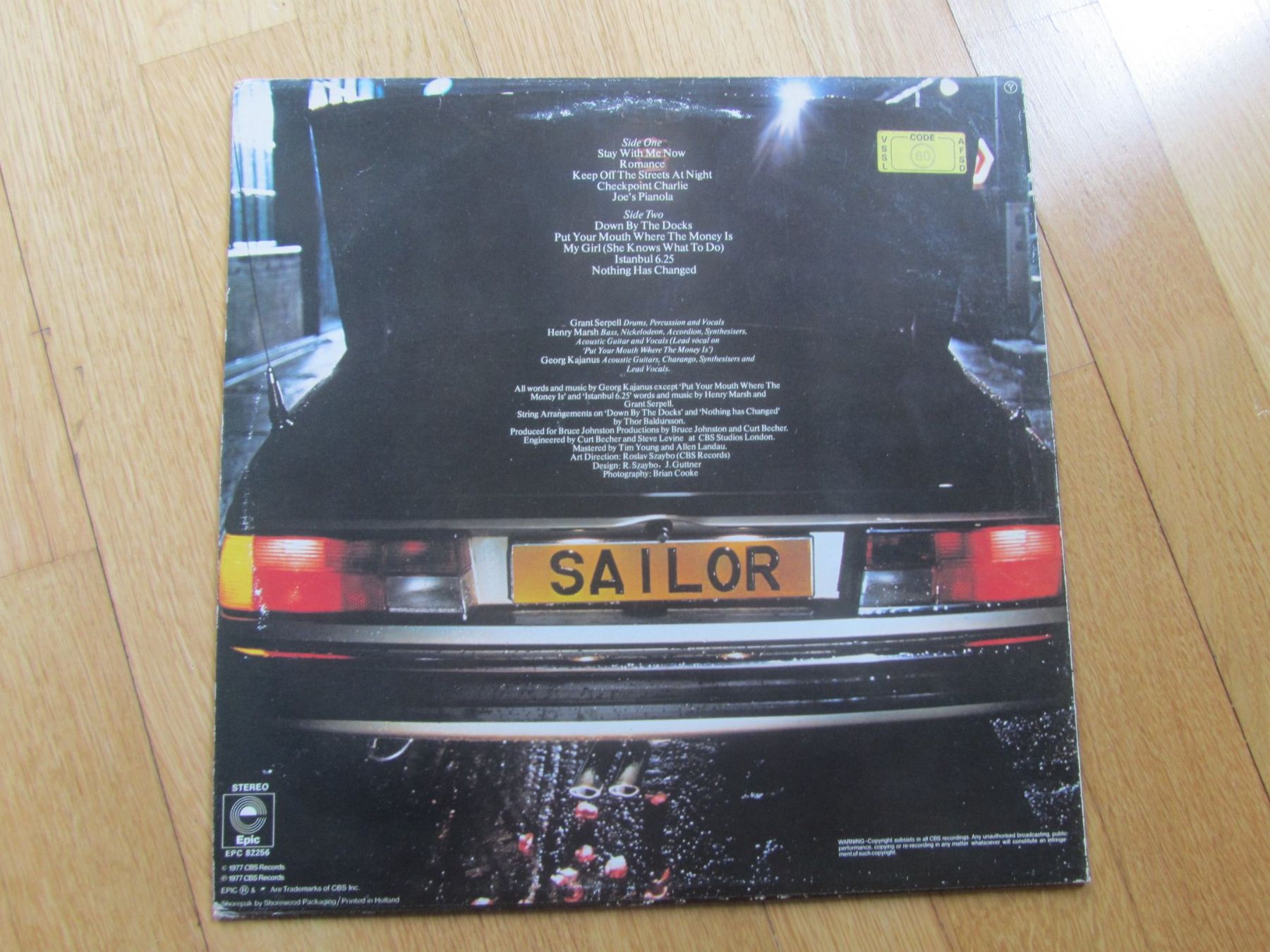 Dischi in vinile: Sailor - Checkpoint - LP - Epic Records – Usato da Seengen venduto da mikelele 3