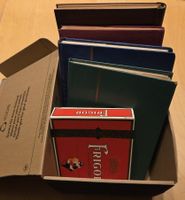Vielfältiges Paket Briefmarken Schweiz (6 Alben + Box)