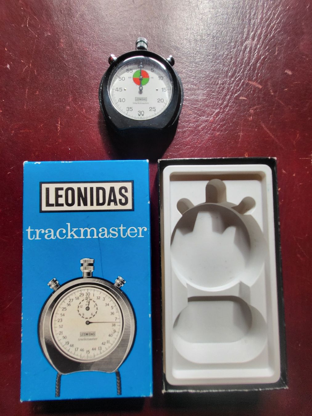 Misurare: Stoppuhr Leonidas trackmaster in Box – Usato da Untersiggenthal venduto da vonberner 1