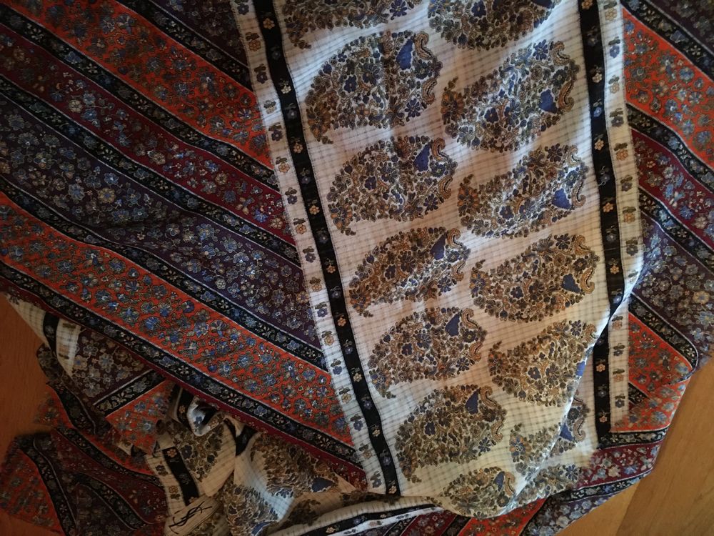 MISUVRSE Eleganter Böhmischer Schal 60 X 60 Cm Quadratisches