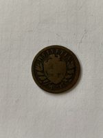 Schweizer 2 Rappen, Jahrgang 1851