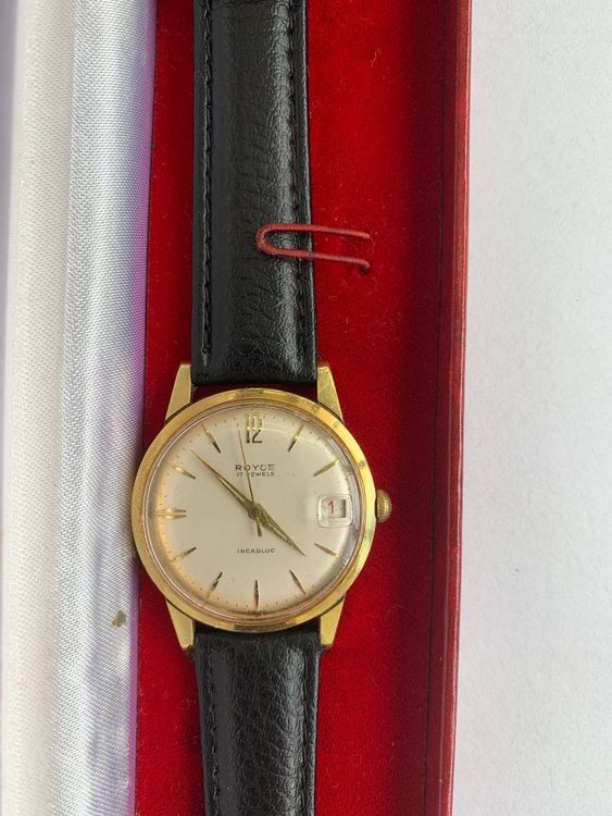 Montre Bracelet Mécanique Delkar 17 Rubis Incabloc - Swiss Made, Pour Homme, Occasion - Mouvement Manuel à Remontage