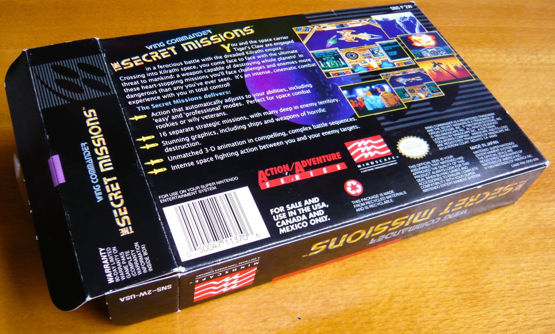 Nintendo Giochi: SNES:  Wing Commander, the Secret Mission – Usato da Onex venduto da Jaguar1986 3