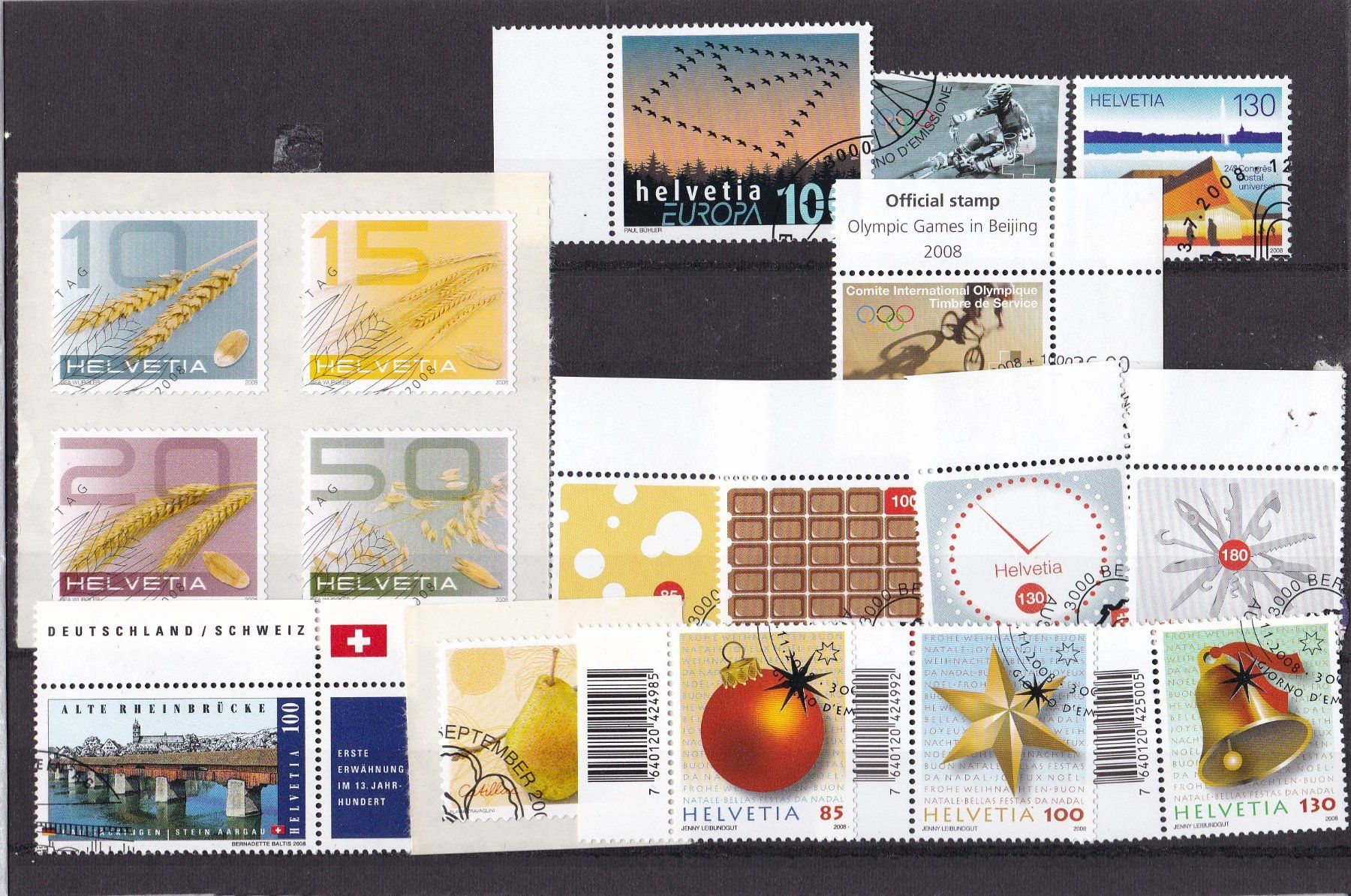 Alle Briefmarken: CH Briefmarken Lot ab 2007, ET – Gebraucht aus Münchwilen AG von Nesar 2