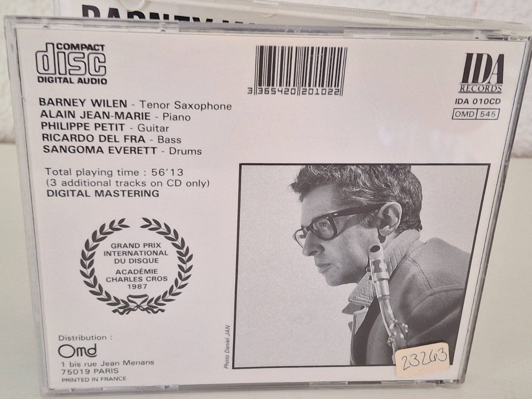 CD: CD Barney Wilen- La Note Bleue – Usato da Aarberg venduto da Jackup1 1