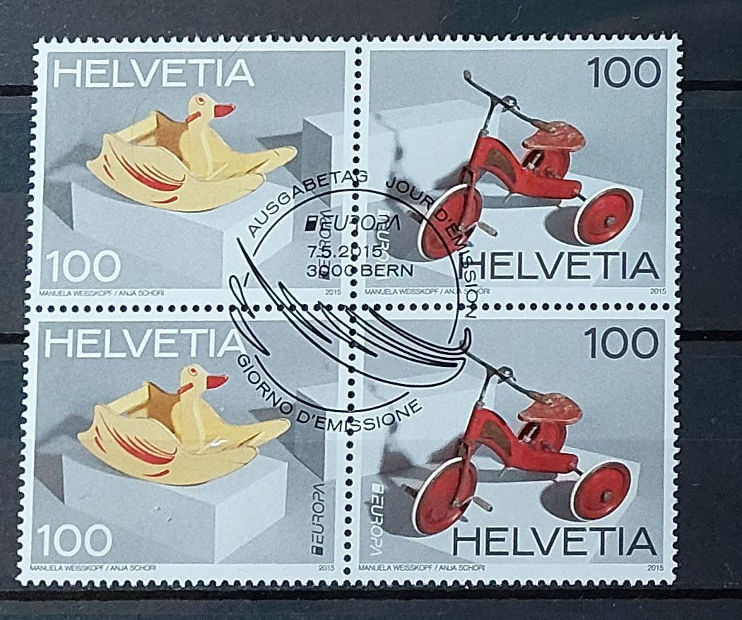Tutti i francobolli: B1554 - Anciens jouets  B4 1er j. – Usato da Trélex venduto da Phil_Albert