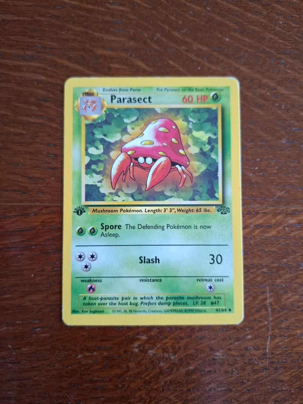 Pokémon Cartes à collectionner: Pokemon Parasect Jungle Set 1st edition 41/64 – D'occasion à Giornico par ale_lc8k