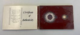 (418)  Australien, Holey Dollar, 1.25 Unzen, 1988 + Zertifik