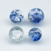 1,60 ct Saphirs naturels Lot de 4