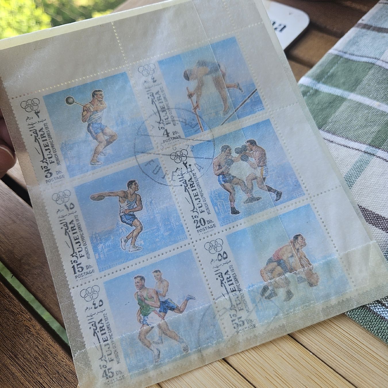 Alle Briefmarken: Olympische Briefmarken von 1972 – Gebraucht aus Genève von JohnnyW.