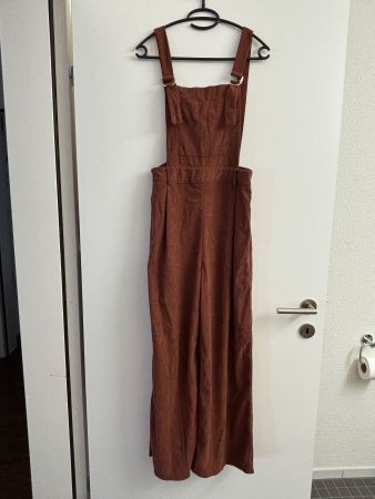 Cord Latzhose braun Groesse S