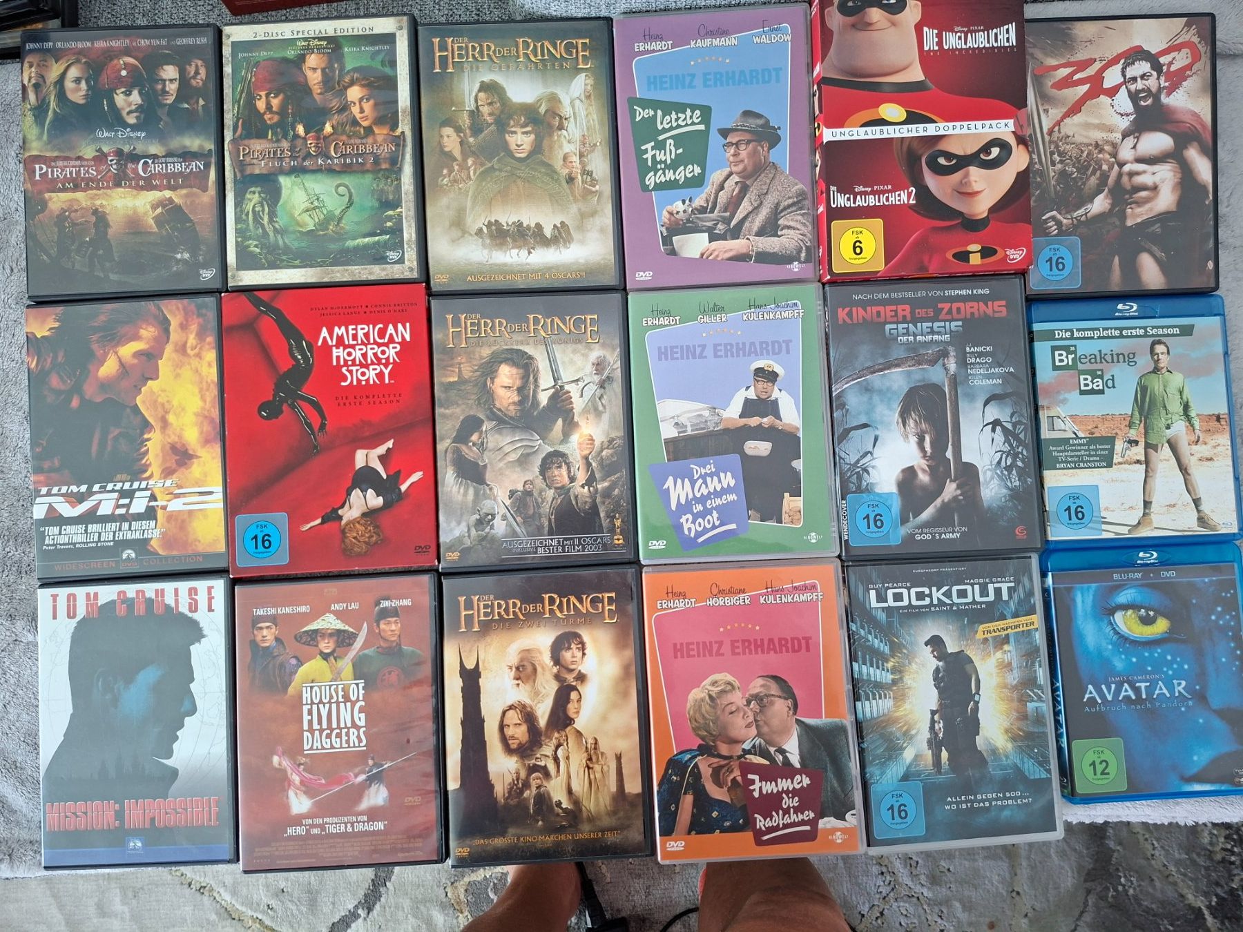 Tutti i DVDs: DVD  -  SAMMLUNG 19 DVDs – Usato da Aesch BL venduto da Burschi59