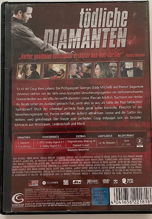 Tutti i DVDs: Tödliche Diamanten - DVD - Thriller Jacques Bral – Usato da Aesch ZH venduto da Buckwild 1