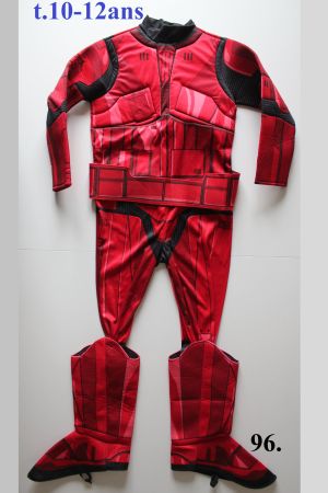 Costume Star Wars Stormtrooper /Red Sith Trooper t.10-12 ans