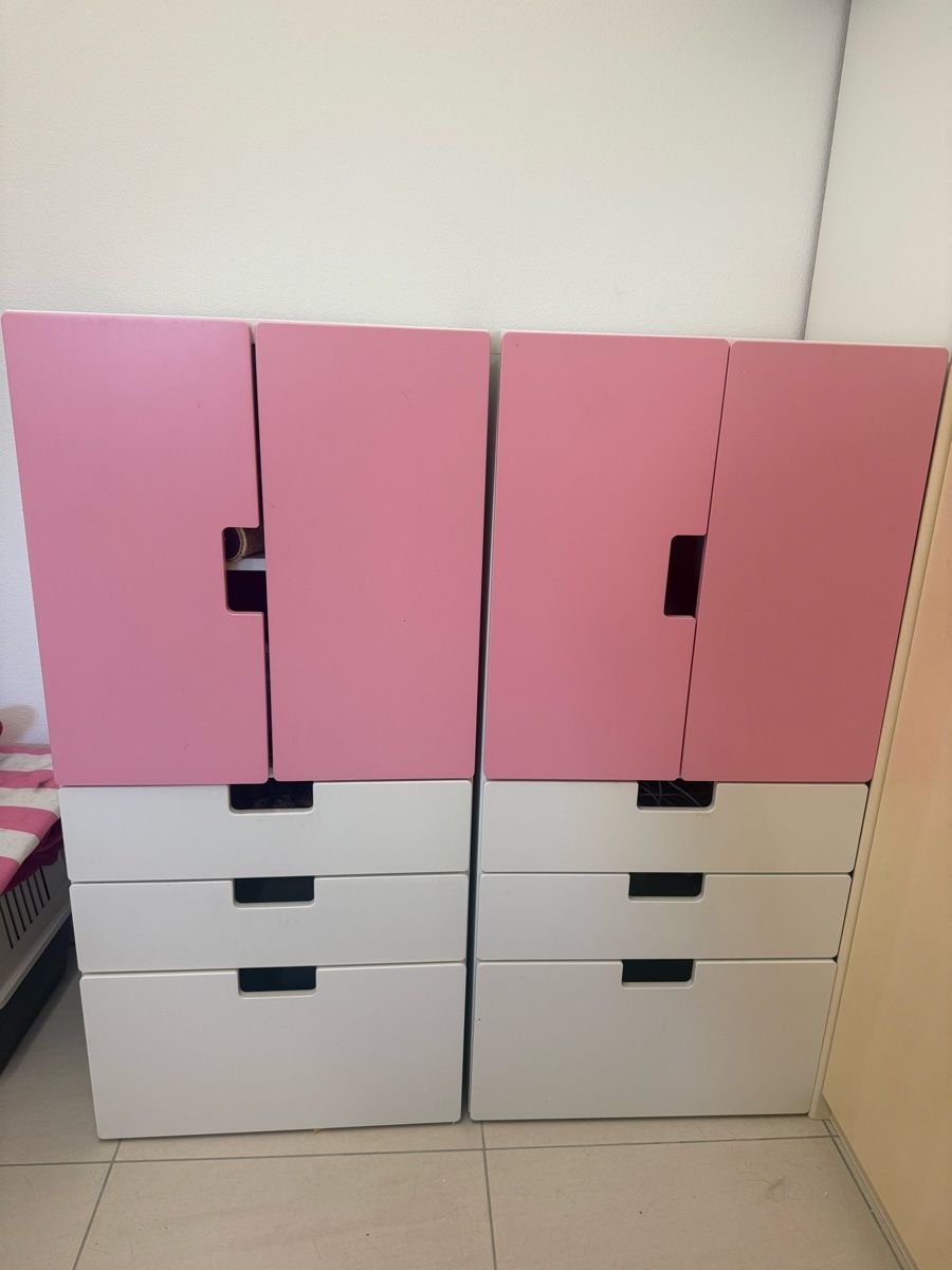 Armoires: Ikea Kleiderschrank pink/weiss – D'occasion à Baar par lad_s9mg