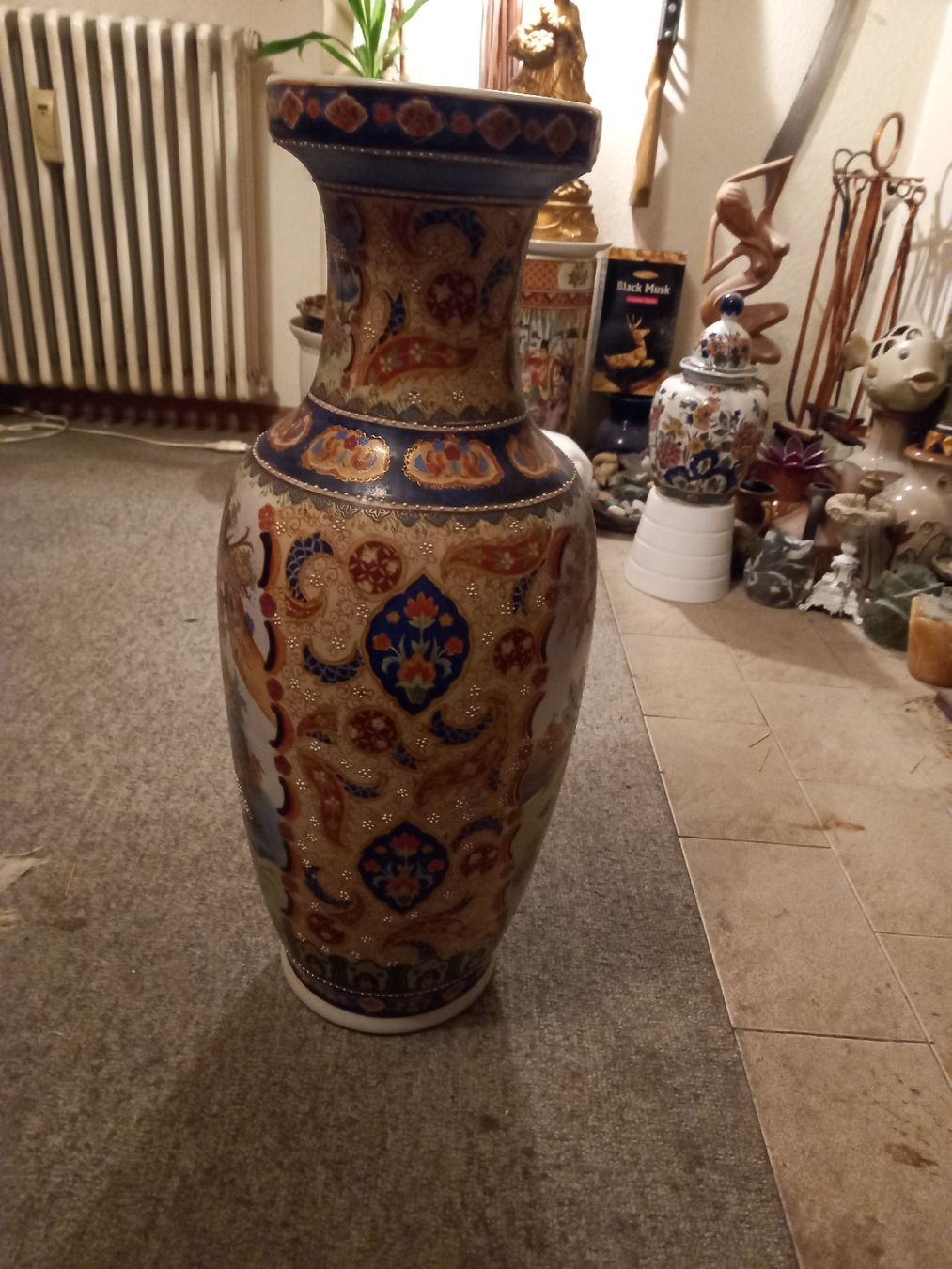 Antik Handgemalt Chinese Satsum porzellan Grosse Boden Vase (Gebraucht) in Bern für CHF 180 – nur Abholung auf Ricardo kaufen