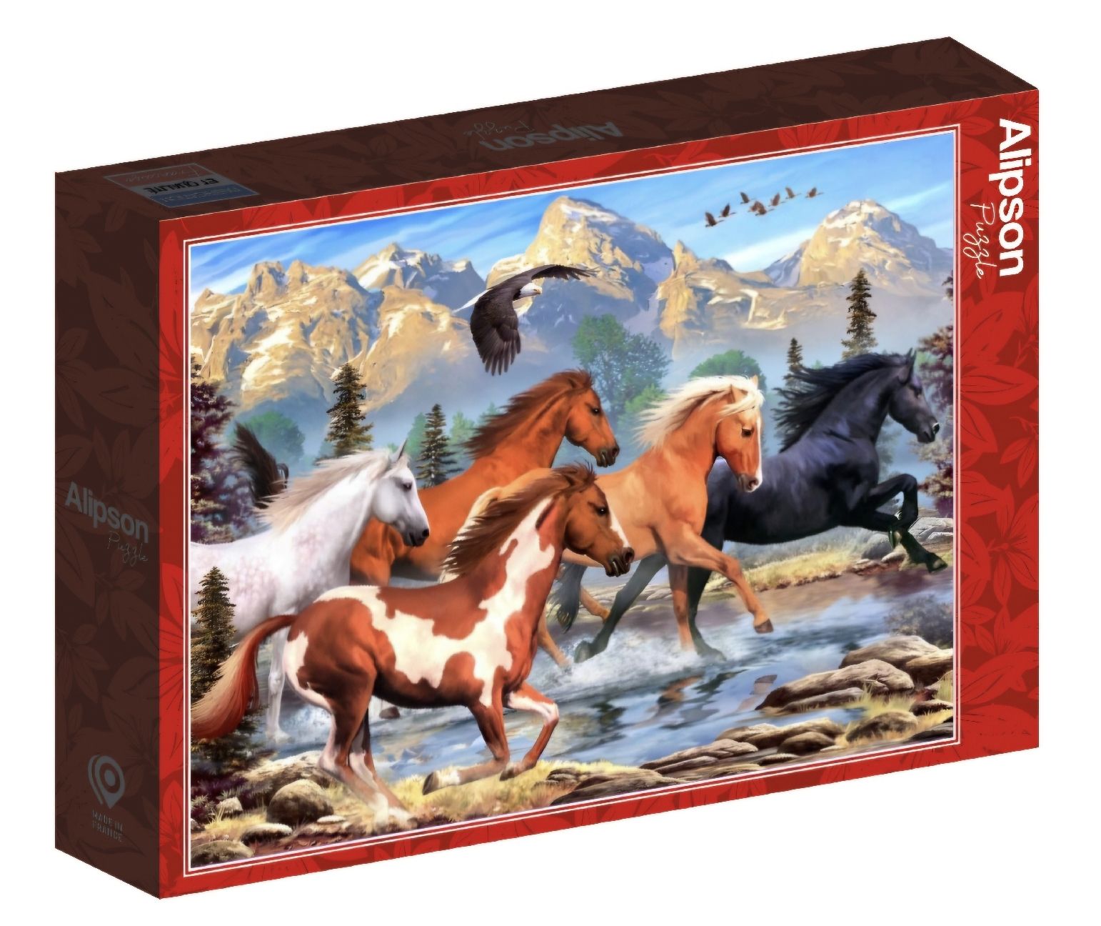 Puzzle: Schönes Alipson Puzzle "Pferde" 500 Teile – Nuovo (secondo la descrizione) da Bütschwil venduto da Taranabo 1