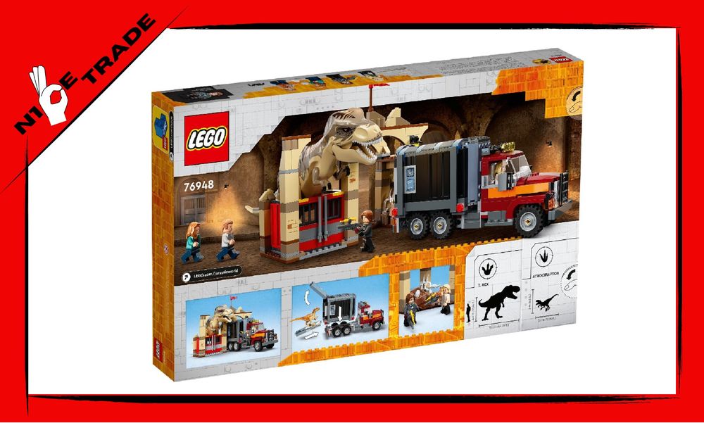 LEGO 76951 Pyroraptor & Dilophosaurus Transport NEU OVP (Neu und ...