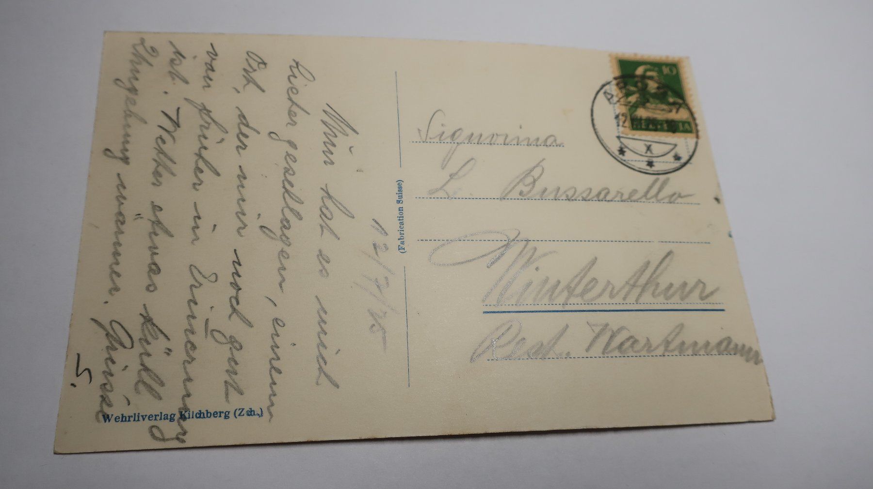 Ansichtskarten: Arosa N° 29770  1925 – Gebraucht aus Cormoret von Pascalll2001 2
