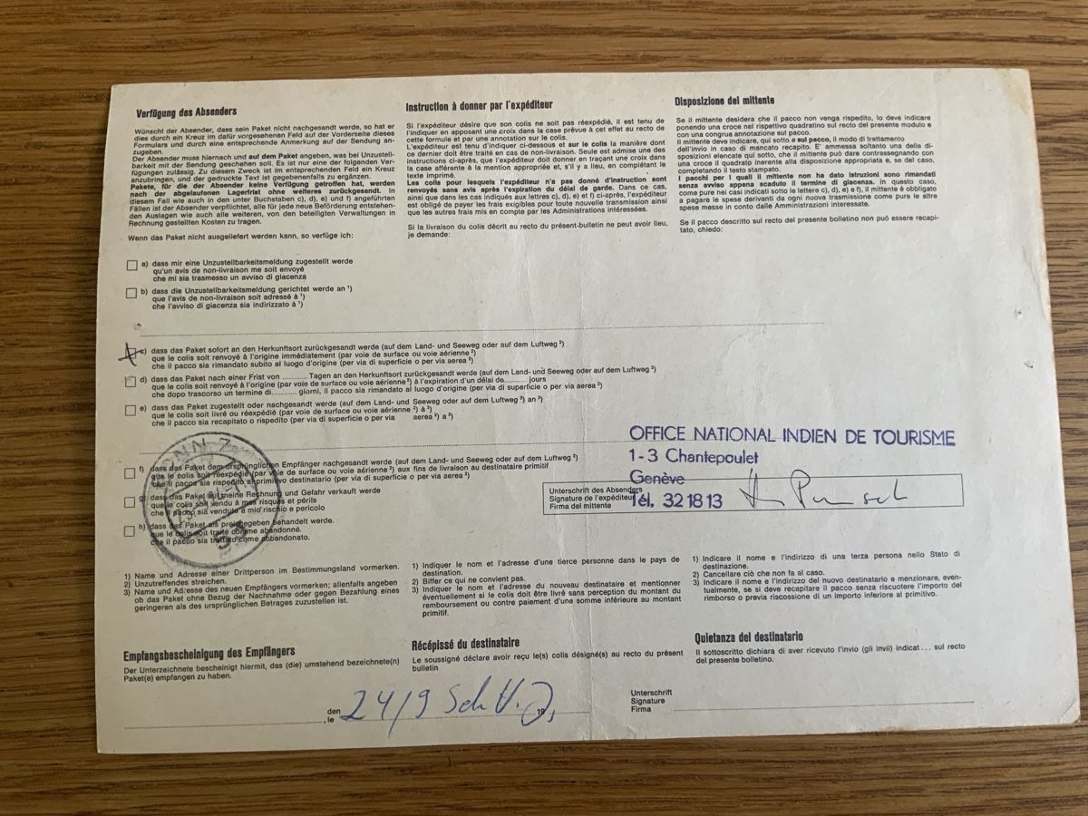 Tutti i francobolli: Alter schweizerischer Ausland-Express-Brief mit Stempel! – Usato da Binningen venduto da chr_cr5n 1