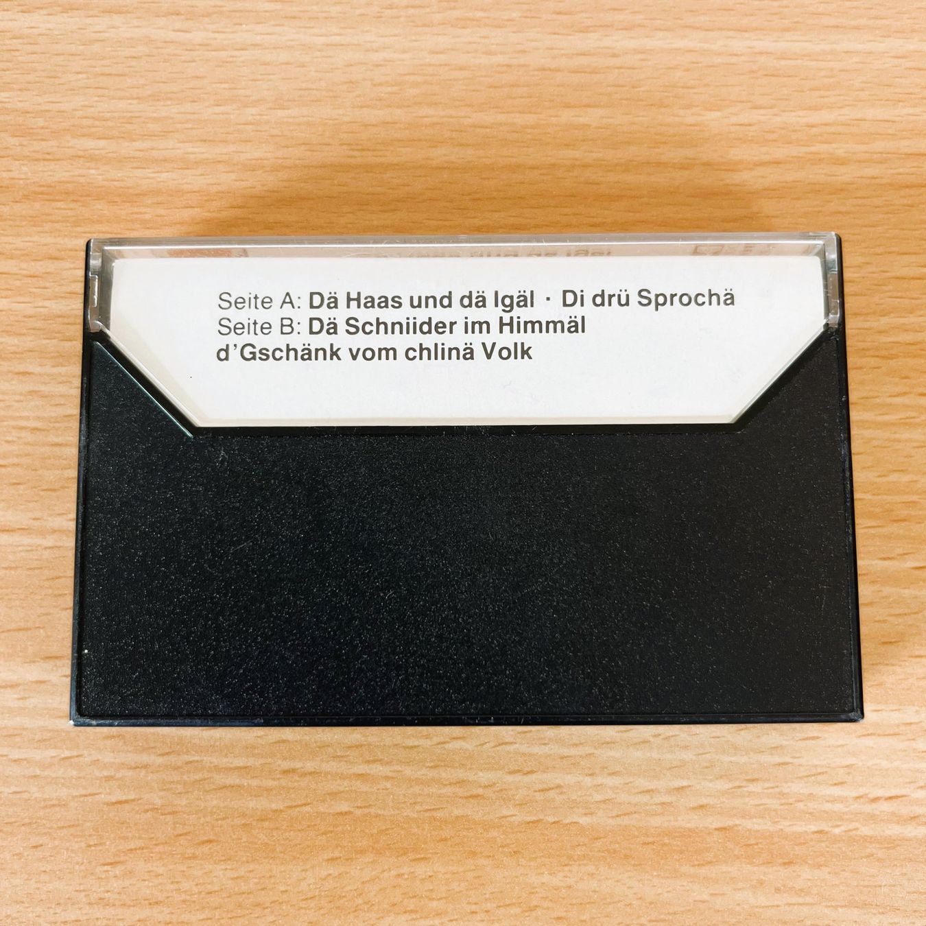 Musicassette: MC - Dä Haas und dä Igäl - Dialekt – Usato da Amlikon-Bissegg venduto da allerlei-versand 2